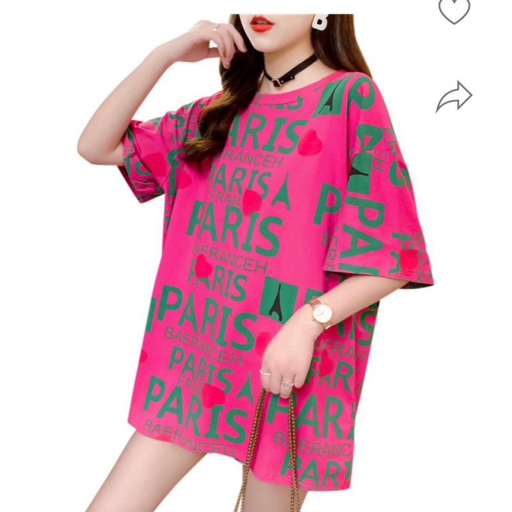 Cute Boyfriend Paris T-shirt size Large - Picture 4 of 4